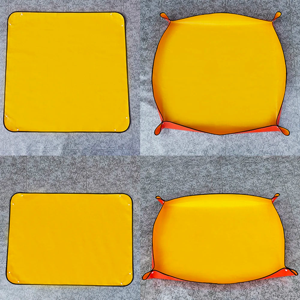 Home Gardening Soil Replacement Mat Waterproof Thickened Succulent Flower Pot Replacement Operation Floor Mat Gardening Tools