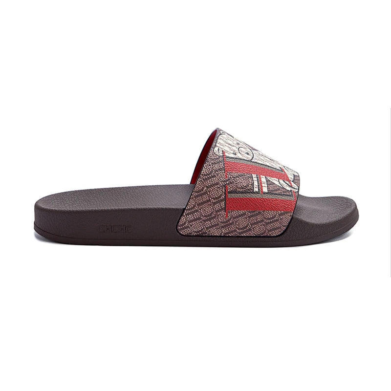 CH Women's Slippers Trendy Style Letter Print Design High Quality Beach Slippers Can Be Worn Out Premium Fashion Women's Casual