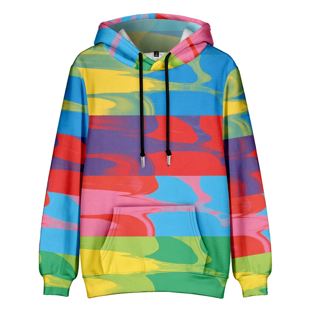 Color Block Matching Hoodies for Couples Long Sleeve Soft Unisex Winter Pullover for Theme Parks, Christmas Photos, Group Events
