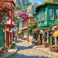 Huacan New Arrivals 2026 Diamond Painting Street Building Diamond Mosaic Landscape Complete Kit Craft kit