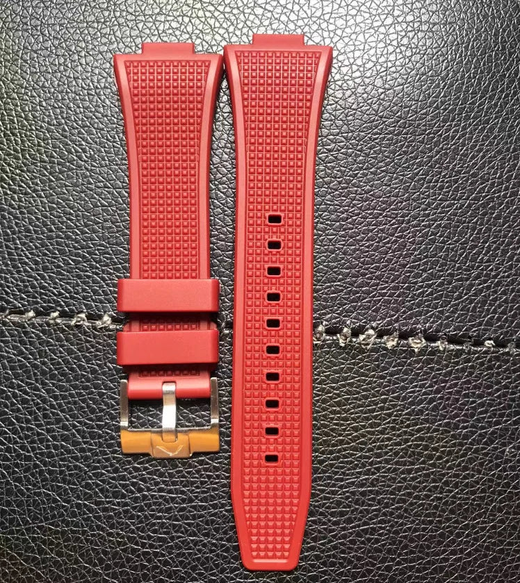2024 New Arrivals Colorful Rubber Strap For Specht&Sohne 37MM Watch Stainless Steel Buckle Men Silicone Replace Watch Band 12mm