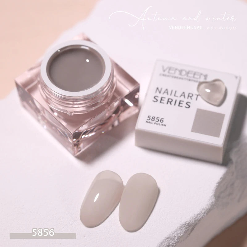 Vendeeni 58 Colors Japanese-style Pure Color Gel Nail Polish Summer Colorful UV LED Soak Off Gel Varnish Nail Art Gel Lacquer