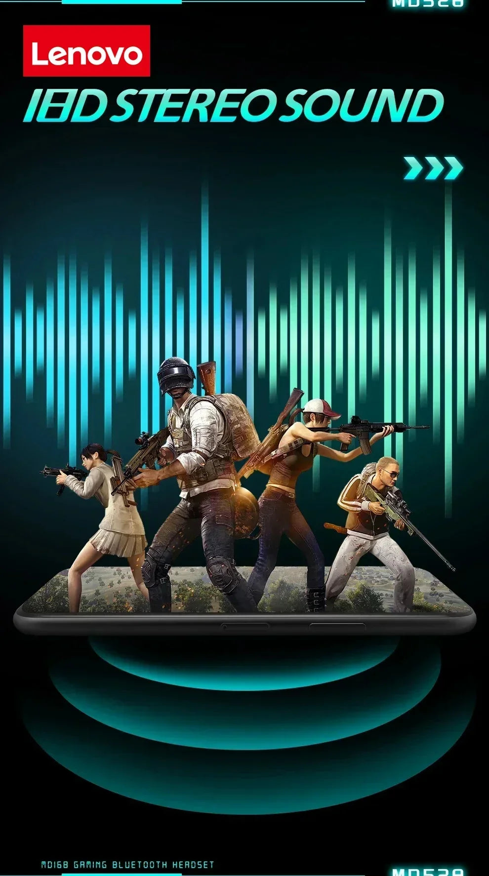 Lenovo Mini Bone Conduction Bluetooth Gaming Earphones HiFi Wireless Earphones Sleep Sports Waterproof Invisible Earphones