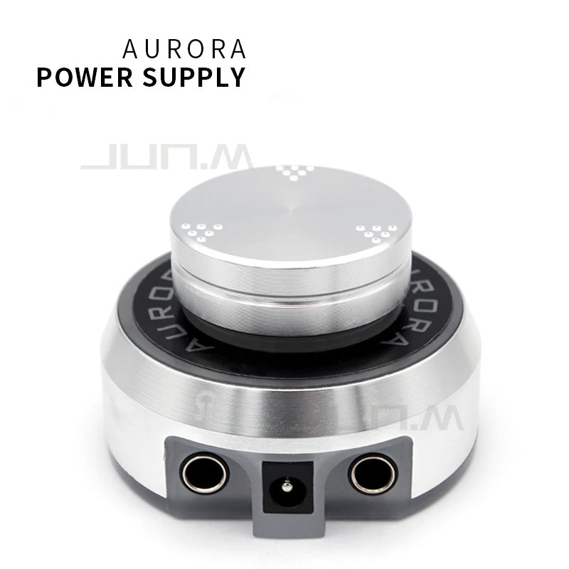 Professional Mini AURORA LCD Tattoo Power Supply With Adaptor for Coil & Rotary Tattoo Gun Machines
