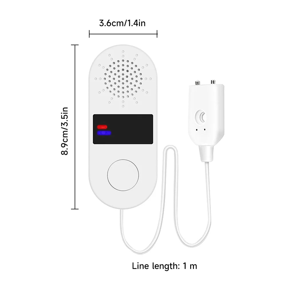 Tuya Wifi Water Leak Detector with Sound and Light Alarm 130dB Tuya Water Leak ZigBee Smart Home Water Alarm Sensor App Control