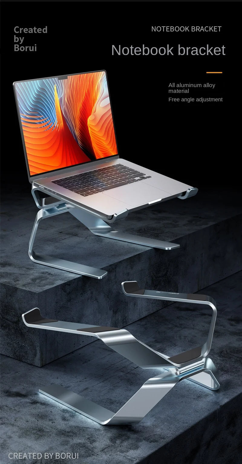 Aluminum Laptop Stand Angle Adjustable Ergonomics Notebook Holder Suspended Cooling Base For MacBook Air Pro Stand XiaoMi Holder