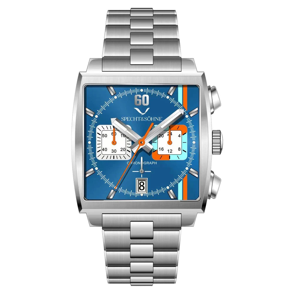 2025 Specht & Sohne New Arrivals Mens Watches Top Brand Luxury Stainless Steel Japan VK64 Chronograph Male Quartz Wristwatches