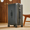 Large Capacity 20-26 Inch Rolling Luggage with Cup Holder Travel Bag Convenien Mobile Phone Stand Simple Travel Rolling Suitcase