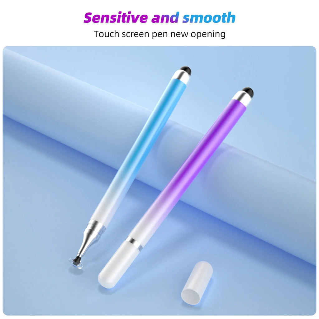 2 in 1 Stylus Pen for Mobile Phone Tablet Capacitive Touch Pencil For iPhone Samsung Android Drawing Screen Pencil