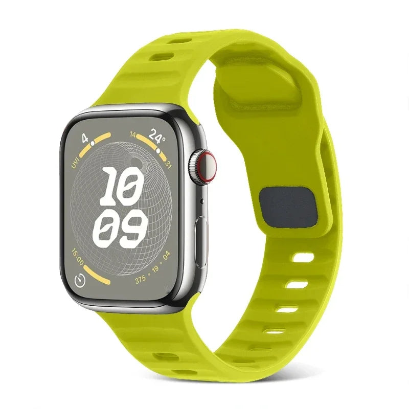 soft Silicone Strap for Apple Watch Ultra/2/3 49mm Serise 11 10 9 8 7 45mm 41mm 46mm 42mm Bracelet iWatch 6 5 4 3 Se/3 44mm 40mm