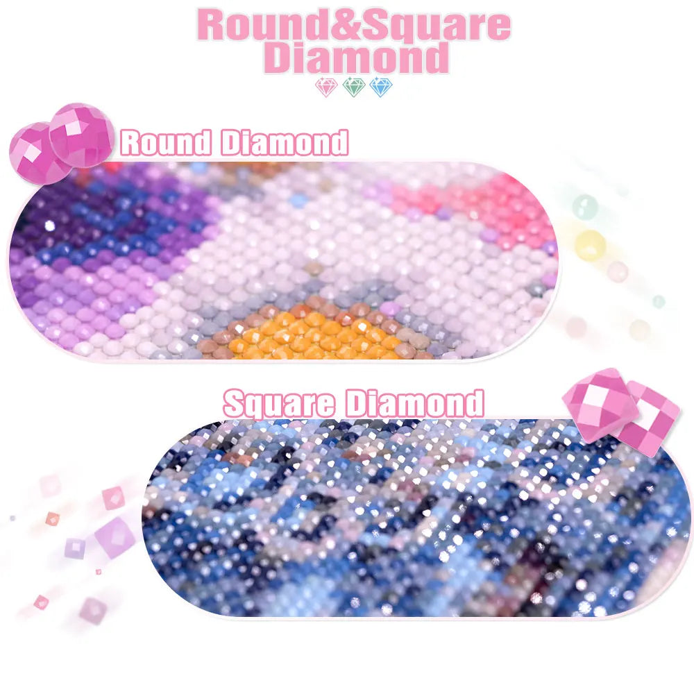 Huacan New Arrivals 2025 Diamond Painting Chameleon Butterfly Diamond Mosaic Animal Complete Kit Decorative Paintings