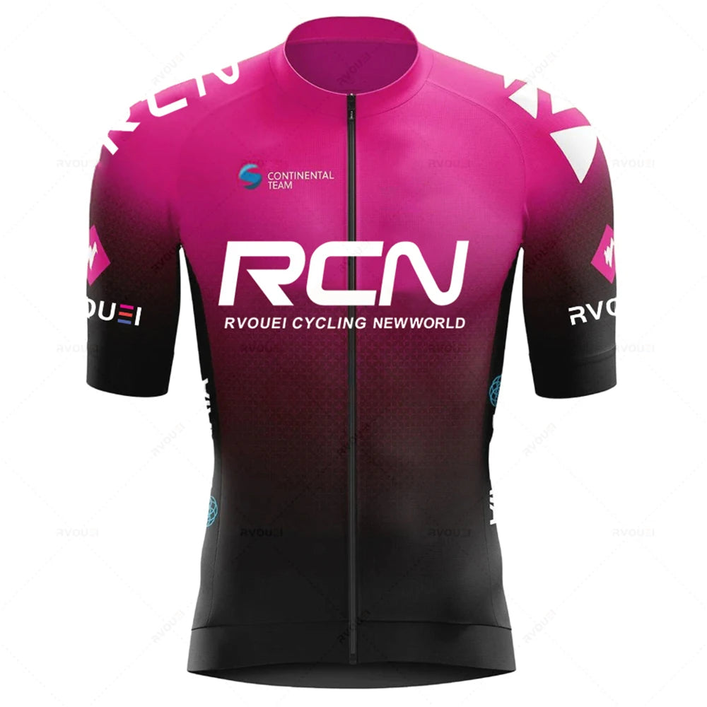Rcn Cycling jersey Sets 2025 Men's Cycling Clothing Summer Short Sleeve MTB Bike Suit Bicycle Bike Clothes Ropa Ciclismo Hombre