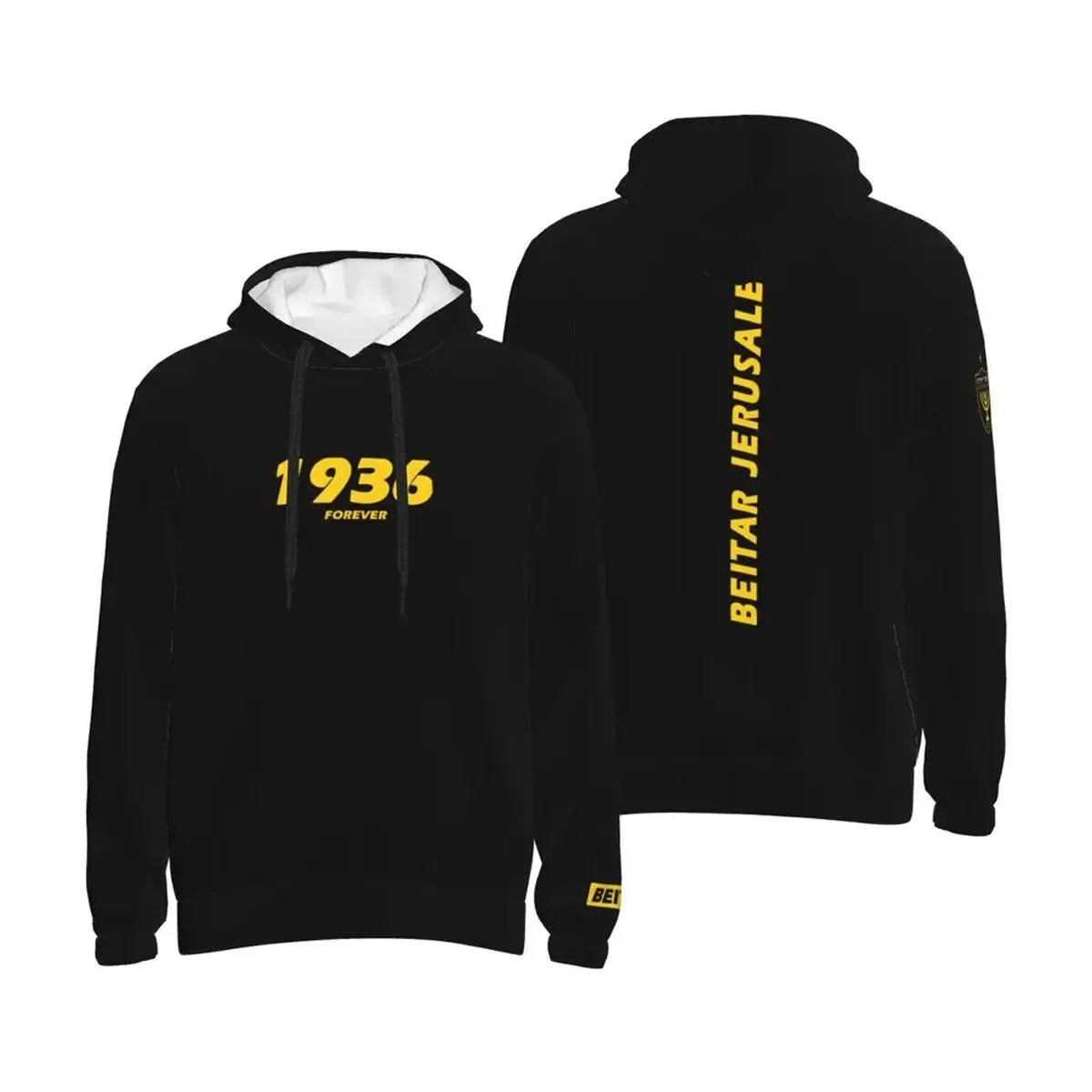 B-beitar FCBJ Jerusalem Men's Pullover Hoodie Casual Hooded Sweatshirt Best Hoodies Sportswear Tracksuit with Pocket