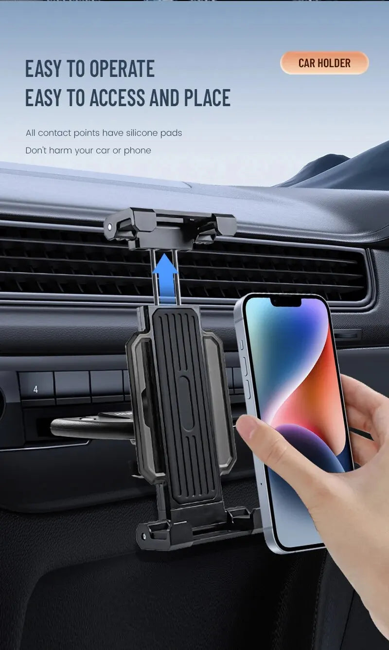 Universal 4-13 Inch Tablet Stand Holder Car CD Slot Bracket Mobile Phone Mount for iPad Pro Air Mini iPhone Xiaomi Huawei Tab Pc