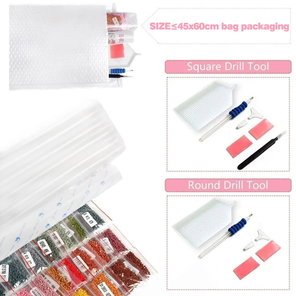 Frameless, Full Diamond Painting Tree New Arrivals 2024 Diamond Mosaic Landscape Rhinestone Pictures Craft Kit