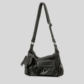 Annmouler Designer Women Shouler Bag Large Capacity Crossbody Bag Casual Soft Pu Leather Messenger Bag Multi-pocket Purses
