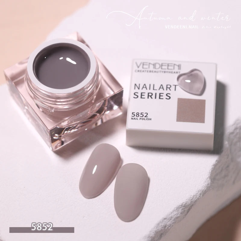 Vendeeni 58 Colors Japanese-style Pure Color Gel Nail Polish Summer Colorful UV LED Soak Off Gel Varnish Nail Art Gel Lacquer