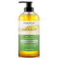 PHATOIL 260ml Body Oil For Moisturizing & Soothes Skin Ginger Grapefruit Rose Lavender Massage Body Oils Long-Lasting Fragrance