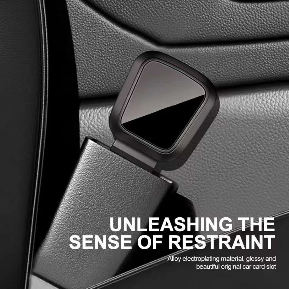 Car Seat Belt Extension Shoulder Strap Extension Button Suitable for Interior Accessories of Tesla Porsche Mercedes Benz Cars