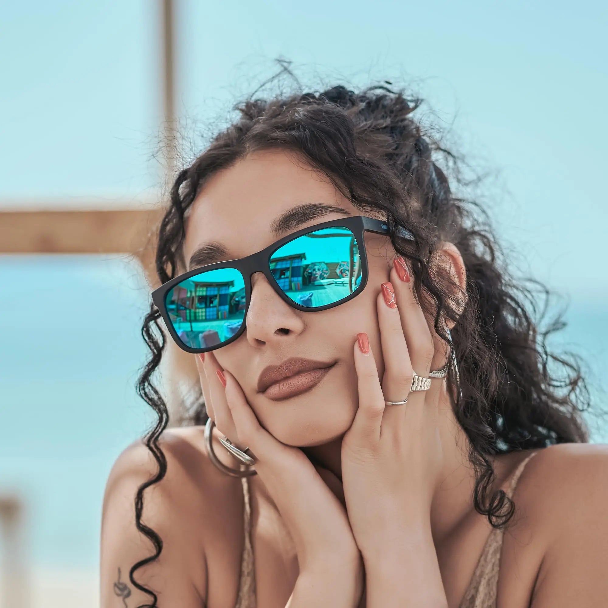 ZENOTTIC وافدون جدد نظارات شمسية مستقطبة للرجال حماية من الأشعة فوق البنفسجية 400 ظلال عصرية خفيفة الوزن للغاية TR90 نظارات شمسية للرؤية الليلية