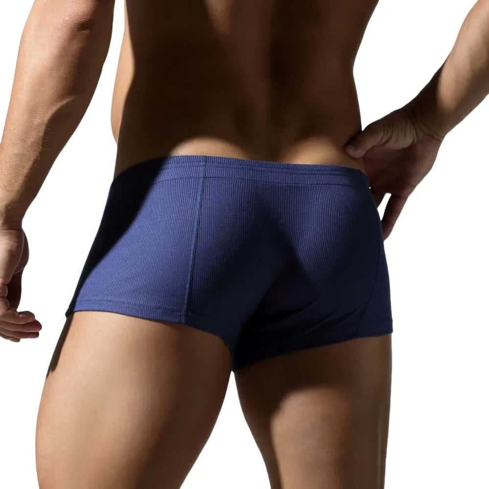 TAUWELL Mens Boxers Sexy Low-waist Underwear New Arrivals U Convex Pouch Button Underpants Boxershorts Male Panties Boxer