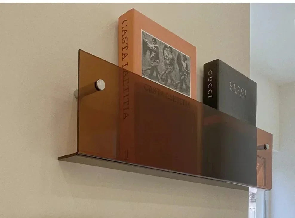 Children's Book Shelves Creative Acrylic Storage Rack Wall Mounted Picture Book Holder Magazine Display Shelf New Arrivals