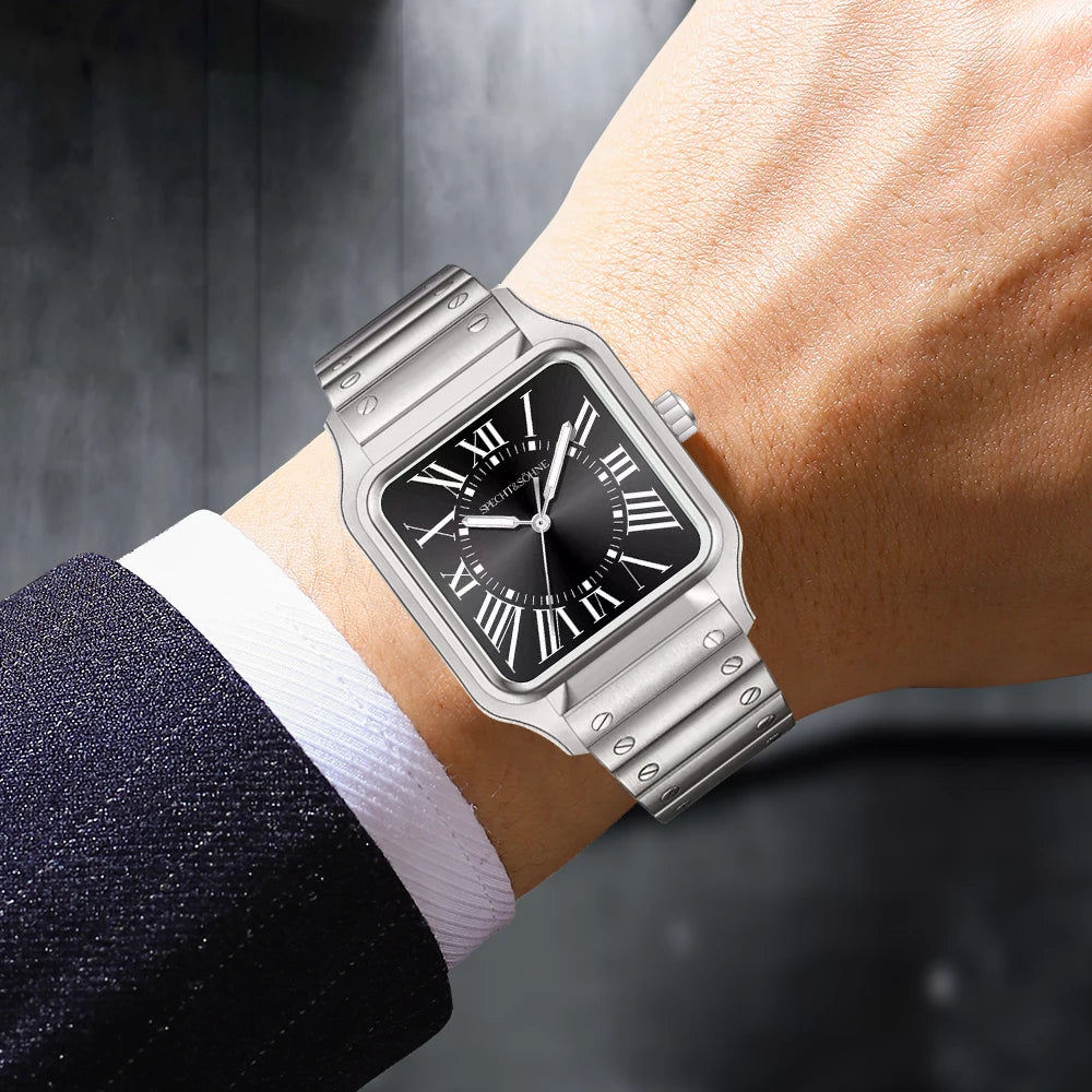 New Arrivals Specht & Söhne Mens Watches Stainless Steel Sapphire Crystal Classic VH31 Quartz Watch Relogio Masculino Waterproof
