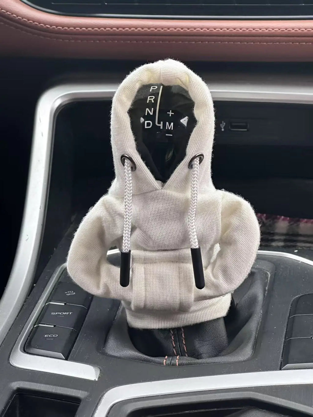 Car Gear Shift Hoodie Cover Shift Cover Gear Handle Decoration Fits Manual Automatic Universal Car Shift Lever Interior Decor