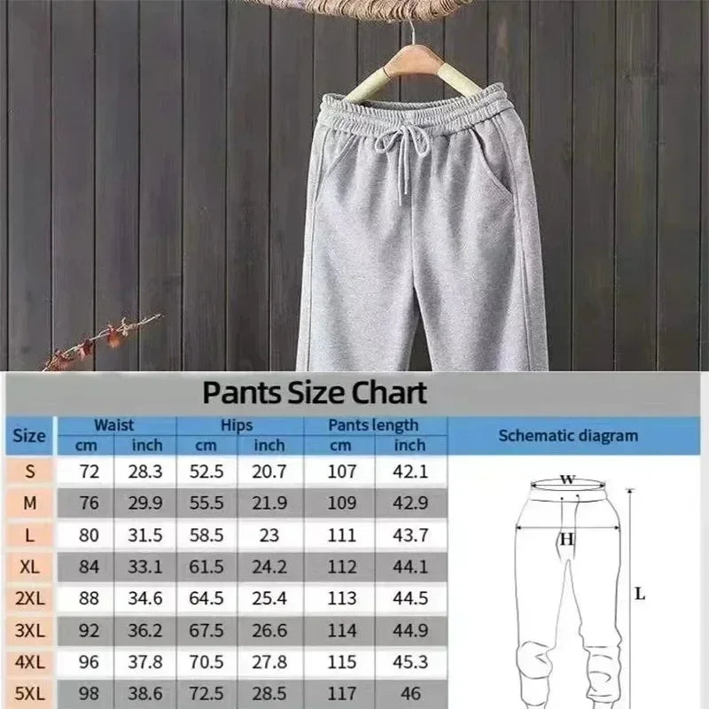 Y2K Retro Harajuku Fashion Print Pattern Joggers for Men and Women Loose Trendy Casual Comfortable Durable Outdoor Pants in Gray