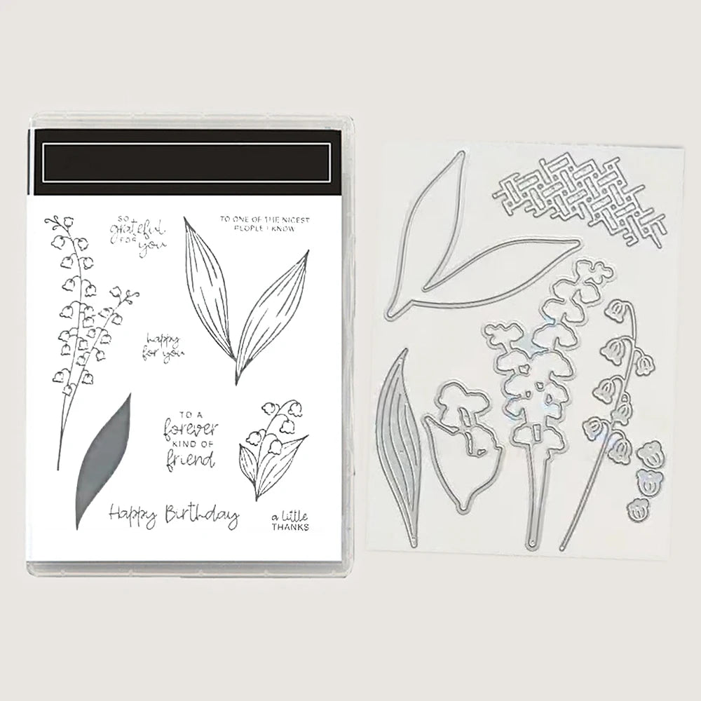 Opulent Oasis Boutique Blossoms Thanks Man Stamp Dies  DIY Greeting Scrapbook Molds Mother's Day Spring 2026 April New Arrivals