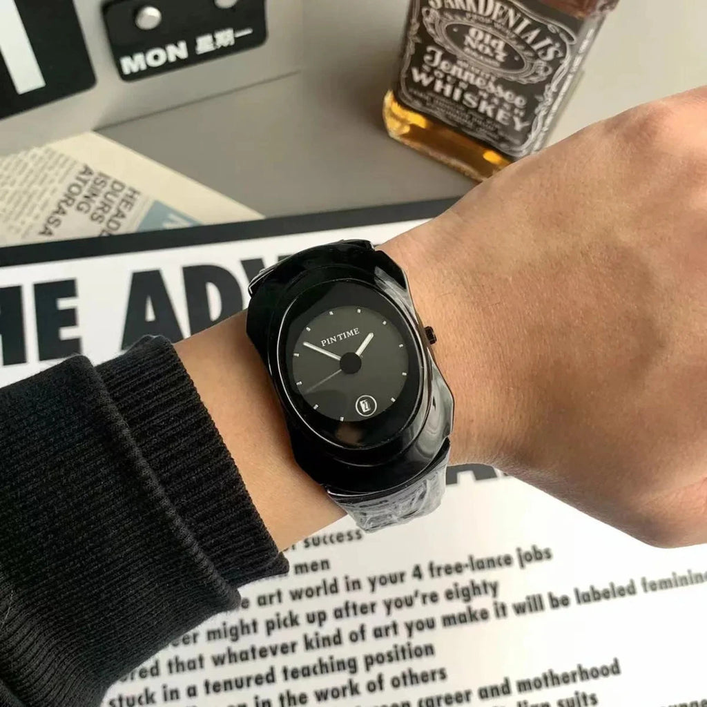 Men's Fashion Watch Unique Timed Bomb Dress Retro Simulation Quartz Watch Luminous Hand Waterproof Automatic Date Clock Repair Gift