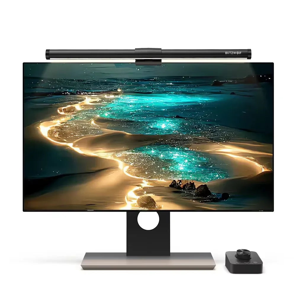 BlitzWolf BW-CML5 Monitor Light Bar Touch / Wireless Remote Dual Control Eye Protection Anti-Glare 300-1000Lux USB Reading Light