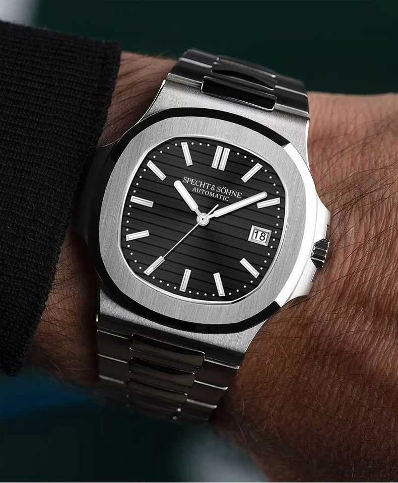 New Arrivals Specht & Söhne Mens Watches Classic Watch Automatic Watch Rose Gold Stainless Steel Relogio Masculino Waterproof