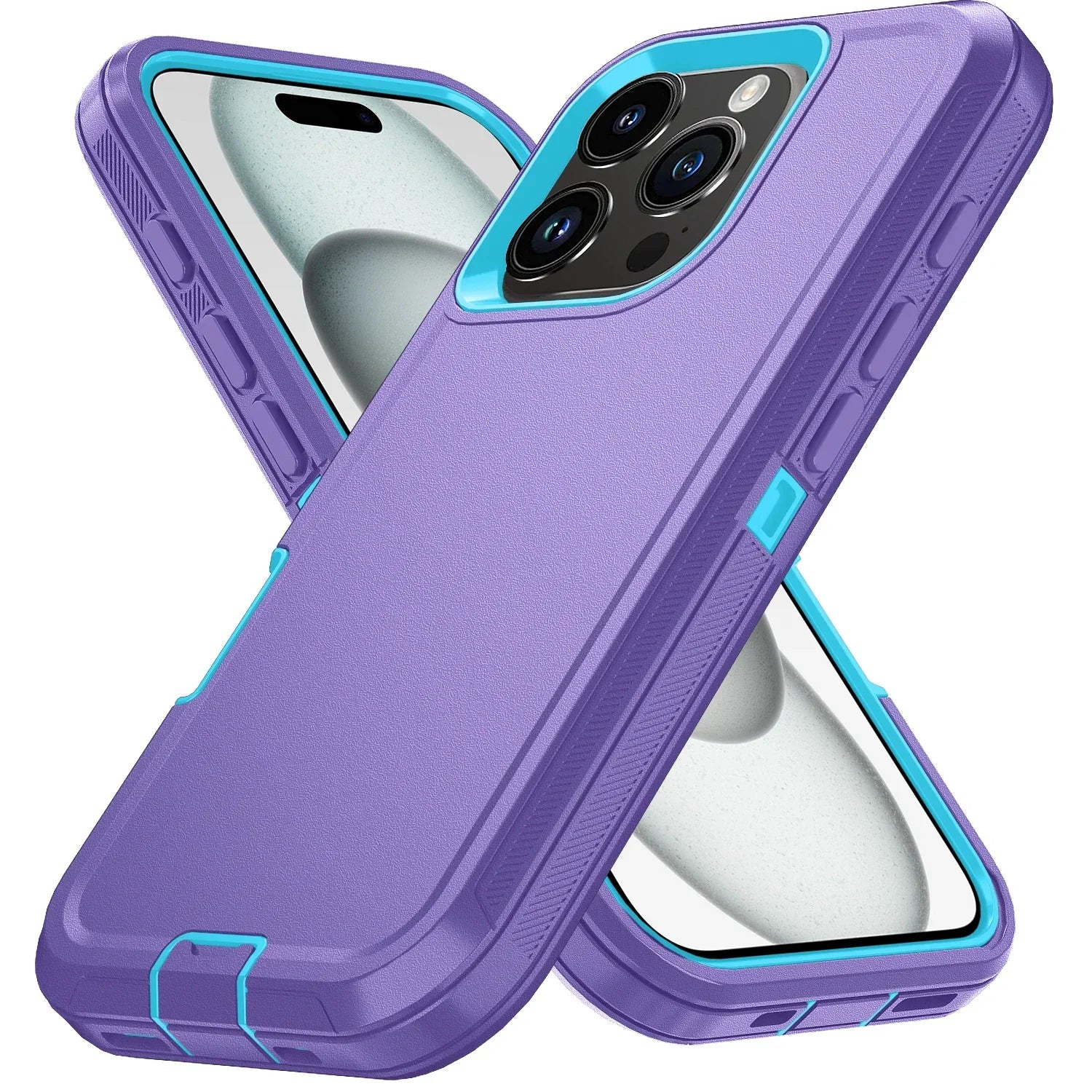 Rugged Ott Armor Shockproof Defender Phone Case for Iphone 17 16 15 14 13 12 11 Pro Max 16E Hard Drop Proof Back Cover Funda
