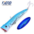 FJORD 180mm 80g Popper Hard Baits Swimbait Big Eye Fish Bait Lures New Arrivals 2025 Fishing Surface Walker Fishing Accessories