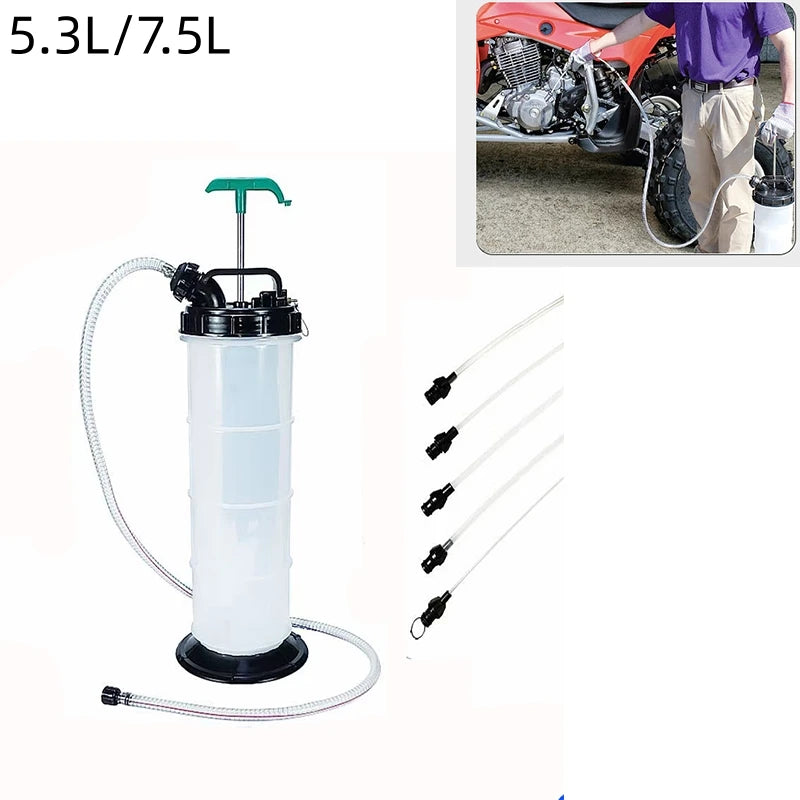 5.3L/7.5LManual/Pneumatic Pumping unit Engine Oil Extraction Artifact Change The Oil Maintenance Car Replace Brake Fluid Tool