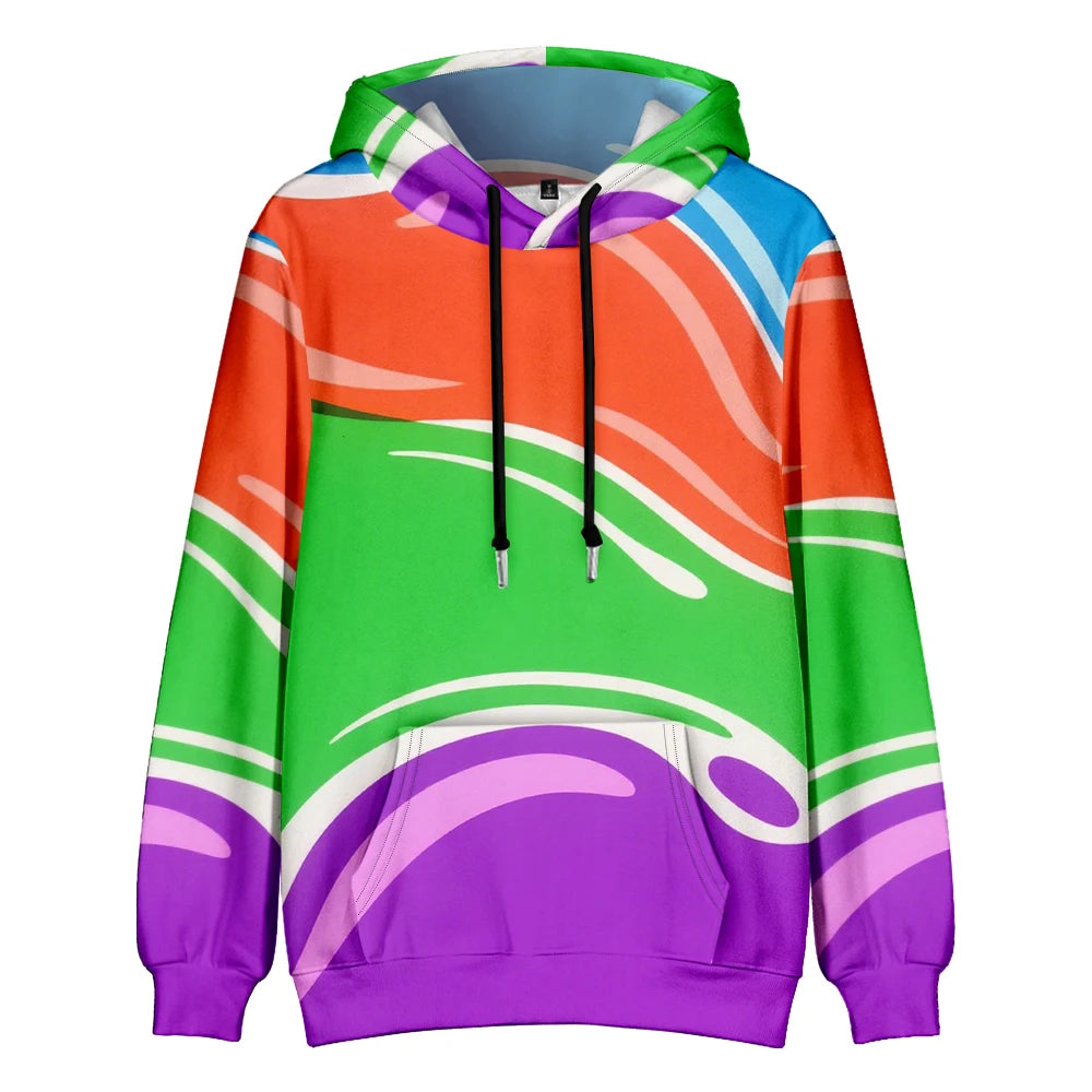 Color Block Matching Hoodies for Couples Long Sleeve Soft Unisex Winter Pullover for Theme Parks, Christmas Photos, Group Events