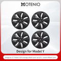 Hubcaps Design for Tesla Model Y 2020-2024 19Inch Gemini Wheel Cover Cap Automobile Cover Wheel Cover Replacement Accessories