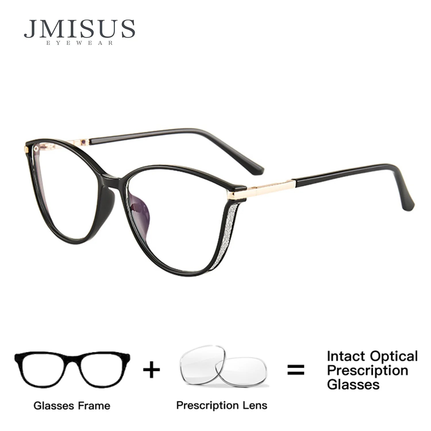 JMISUS New Arrivals Square Prescription Glasses Handmade Acetate Butterfly Photochromic Myopia Optical Eyewear for Women