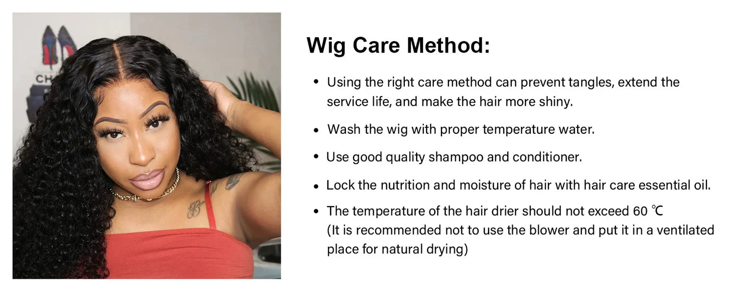 Natural Black Brazilian Body Wave Human Hair Wigs 13x4 HD Transparent Lace Front Wig Pre-Plucked 180% Density Lace Frontal Wig