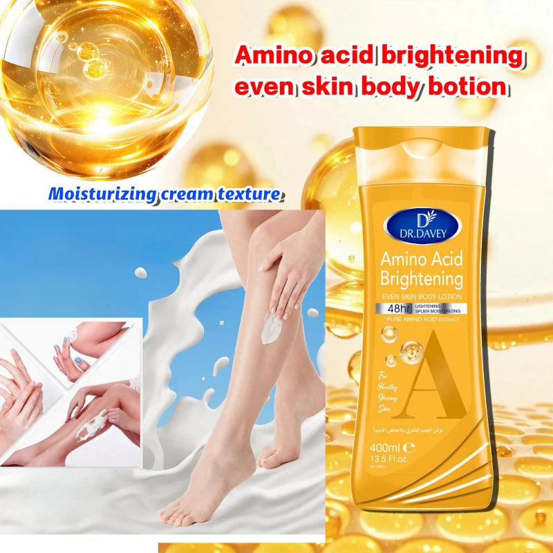 2PCS Amino Acid  Body Oil+Body Lotion Body skincare set, skin care oil, body lotion, moisturizing and hydrating care
