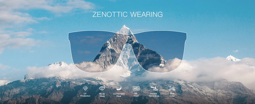 ZENOTTIC وافدون جدد نظارات شمسية مستقطبة للرجال حماية من الأشعة فوق البنفسجية 400 ظلال عصرية خفيفة الوزن للغاية TR90 نظارات شمسية للرؤية الليلية