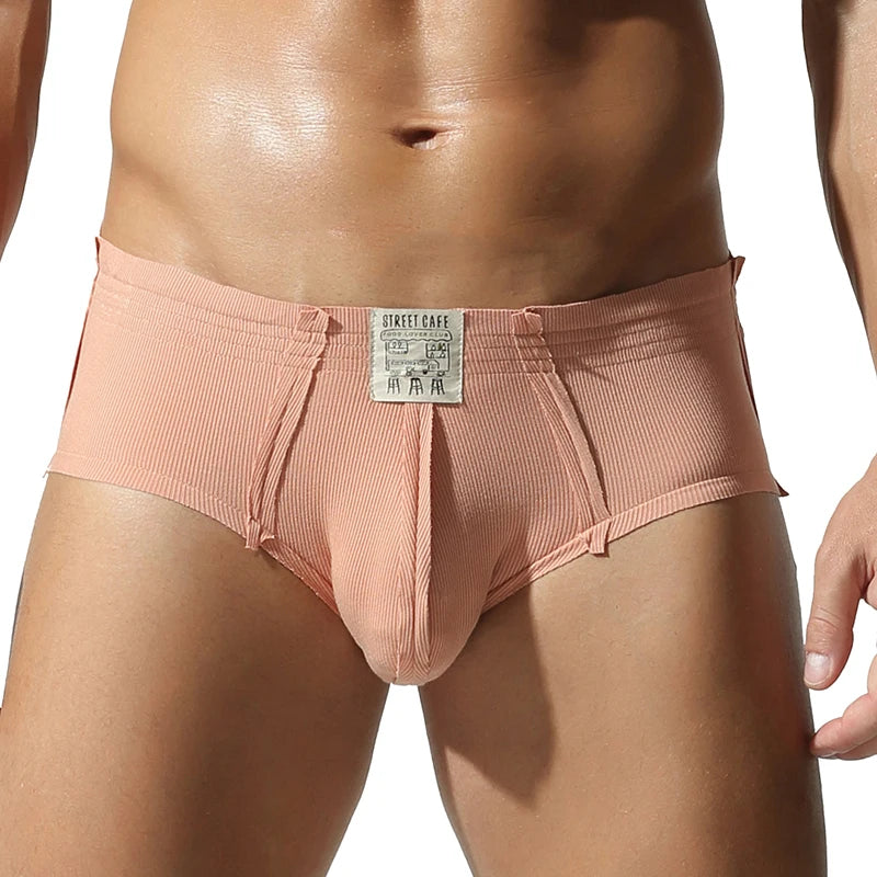 TAUWELL Men's Sexy Rib Brief Underwear Comfortable Rayon Material New Arrivals