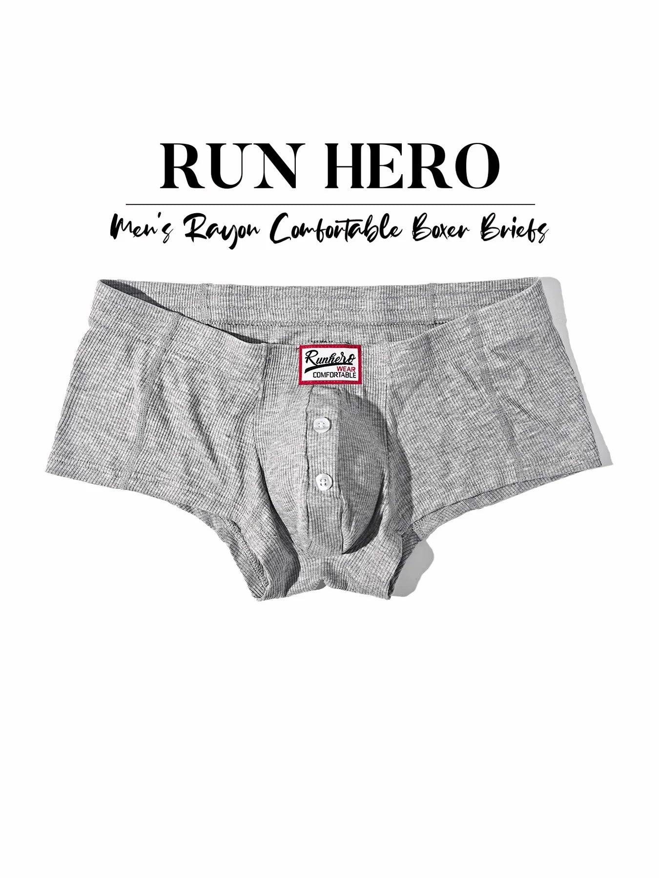 Mens Boxers Sexy Low-waist Underwear New Arrivals U Convex Pouch Button Underpants Boxershorts Male Panties Boxer