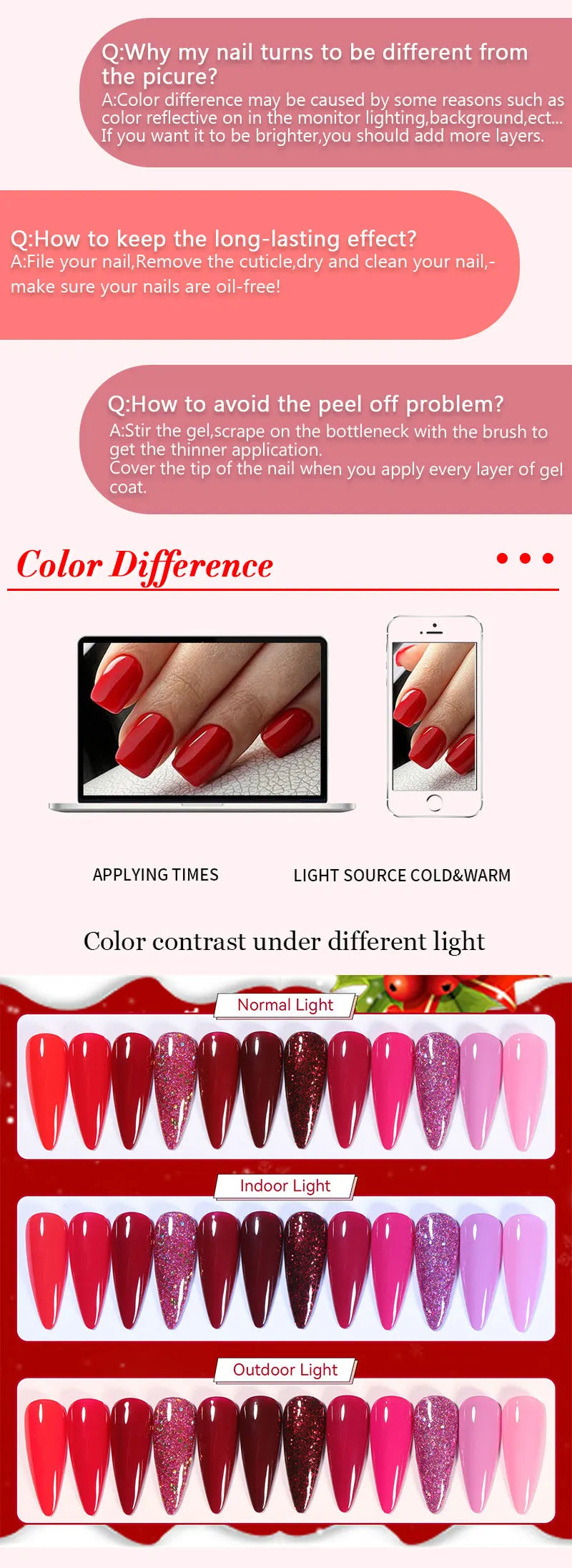 LILYCUTE 7ML طلاء أظافر جل أبيض وأسود، جل أظافر ملون صيفي، جل UV شبه دائم، جل أظافر UV LED قابل للنقع.