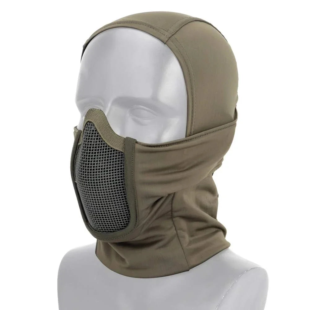 Motorcycle Balaclava Breathable Protection Mask Universal Tactical Headgear CS Hunting Airsoft Wargame Sports Mask