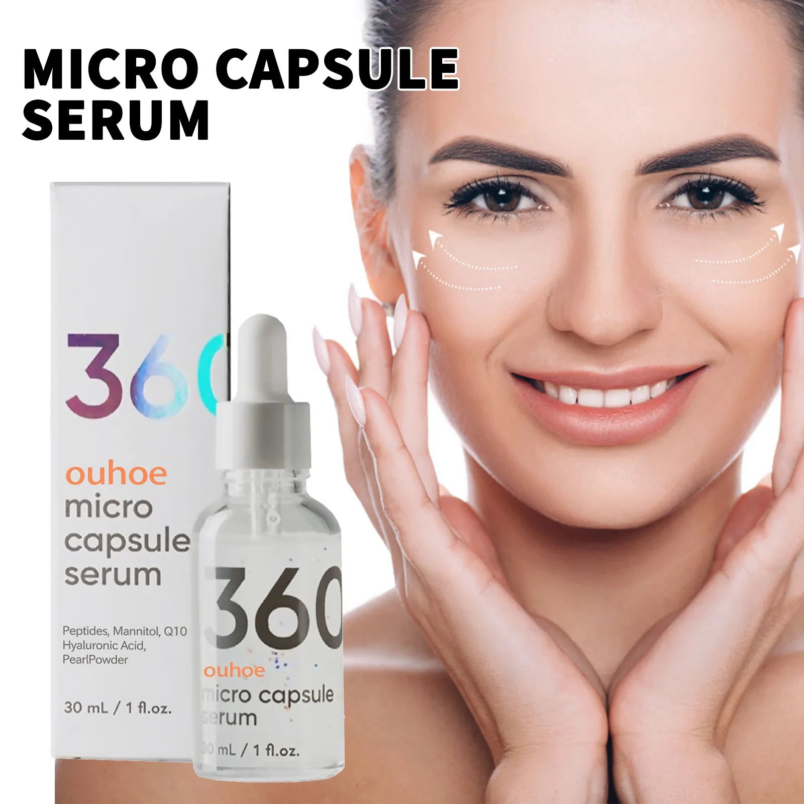 Anti Wrinkle Face Serum Hyaluronic Acid Shrink Pore Lifting Firming Younger Moisturizing Whitening Nourishing Skin Care Products