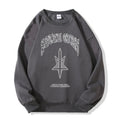 Hip Hop Streetwear Men Hoodies Satan Club Graphic Print Hooded Women Unisex Autumn Winter Punk Sweatshirts Y2K Coat Clothes Goth