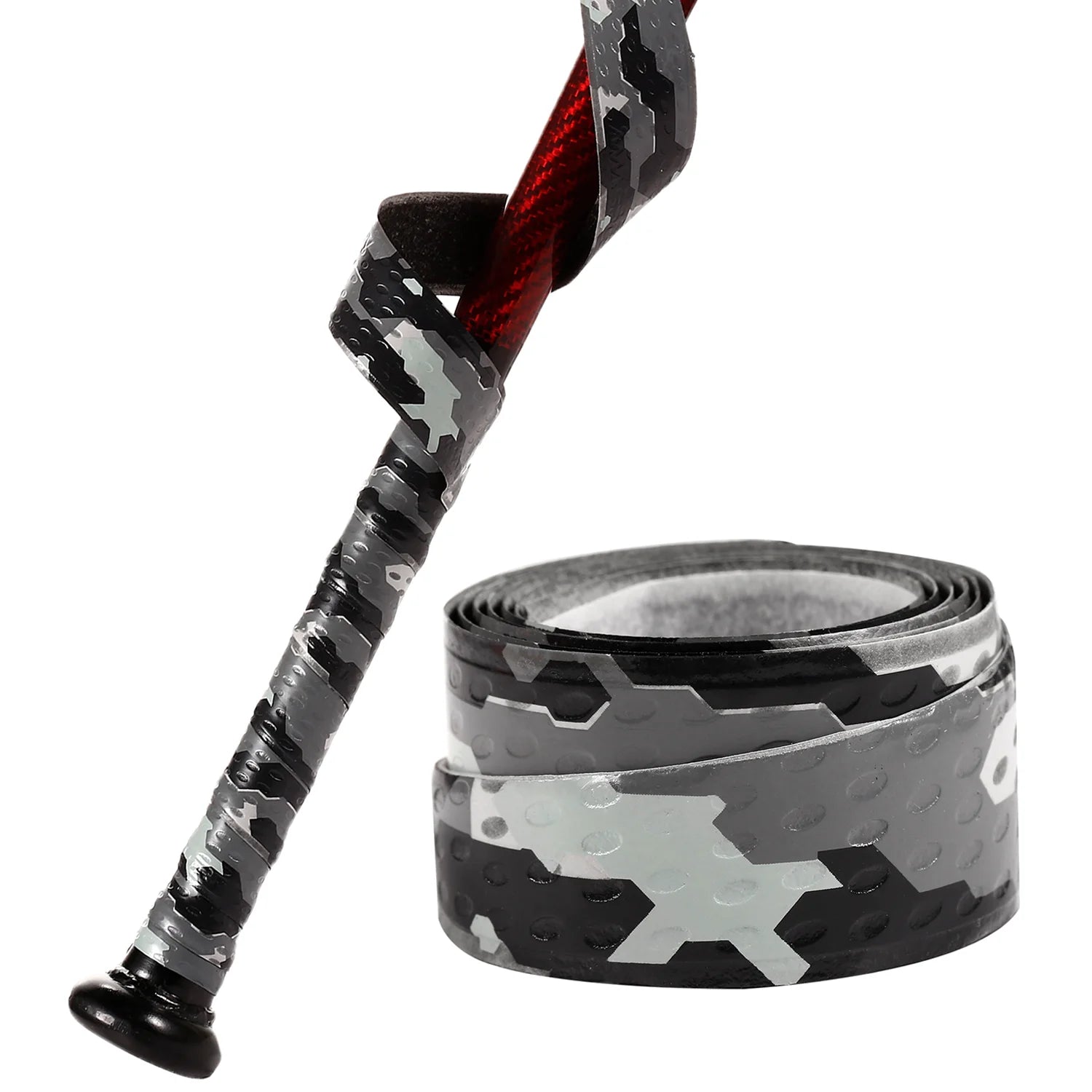 AMASPORT Baseball Bat Grip 1.1mm New Arrivals Embossed Pattern Grips for Baseball Bat Tape for Base Ball Accessories