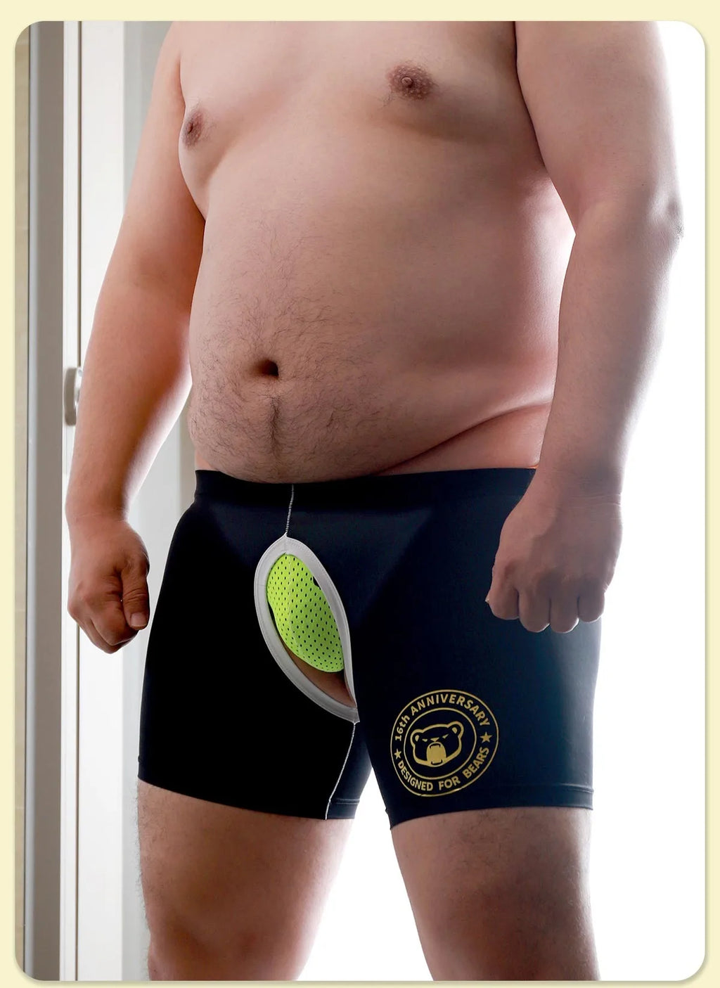 New Arrivals 1 Set 2 Pcs Bear Gay Proud Underwear, 1 Bear Claw Paw Expose Buttocks Crotch Boxer Shorts, 1 Sexy Jocks, M L XL XXL